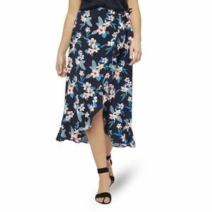 Floral Wrap Skirt